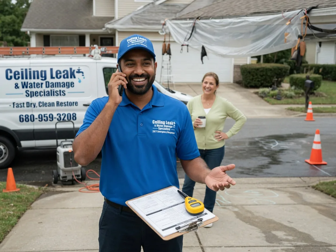Ceiling Leak Cleanup Elgin, OH FAQs